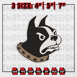 Wofford Terriers Embroidery files, NCAA D1 teams Embroidery Designs, NCAA Wofford Terriers, Machine Embroidery Pattern