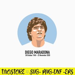 Diego Maradona Svg, Rip Diego Armando Svg, Diego Armando Maradona Svg