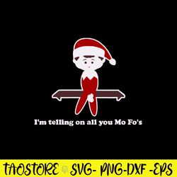 I_m Telling On All You Mo Fo_s Svg, Christmas Svg, Png Dxf Eps file
