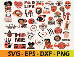 Cleveland Browns logo, bundle logo, svg, png, eps, dxf 2