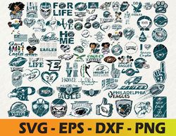 Philadelphia Eagles logo, bundle logo, svg, png, eps, dxf 2