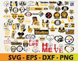 Pittsburgh Steelers logo, bundle logo, svg, png, eps, dxf 2