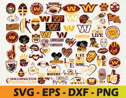 Washington Commanders  logo, bundle logo, svg, png, eps, dxf 2