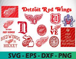 Detroit Red Wings Hockey Teams Svg, Detroit Red Wings Svg, N  H  L Svg, N  H  L Svg