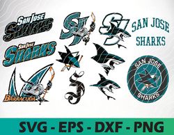 San Jose Sharks Hockey Teams Svg, dxf, png, eps, San Jose San Jose Sharks svg, N  H  L Svg, Png