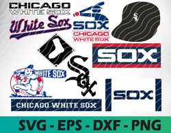 Chicago White SOX logo, bundle logo, svg, png, eps, dxf