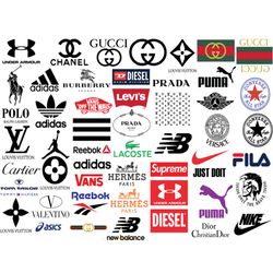 Gucci Nike Lv Chanel Adidas Mk Reebok Bundle Svg