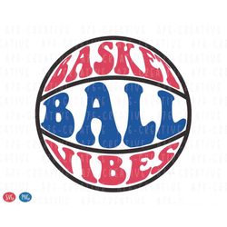 Retro Basketball Vibes Png Instant Download, Basketball Season, 7