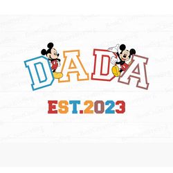Dada Est.2023 Svg, Family Trip Svg, Dada Svg, Family Vacatio
