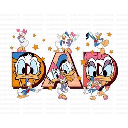 Dad PNG, Cute Duck Png, Father's Day Png, Family Matching Sh