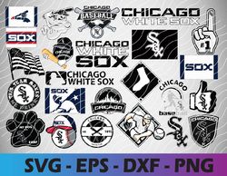 Chicago White Sox bundle logo, svg, png, eps, dxf 2