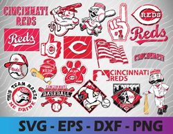 Cincinnati Reds bundle logo, svg, png, eps, dxf 2