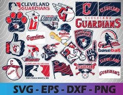 Cleveland Guardians bundle logo, svg, png, eps, dxf 2