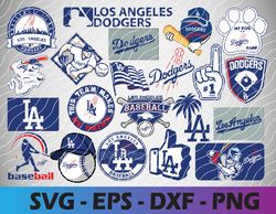 Los Angeles Dodgers bundle logo, svg, png, eps, dxf 2