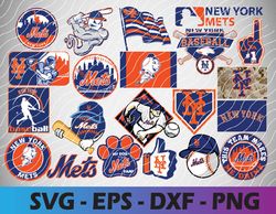 New York Mets bundle logo, svg, png, eps, dxf 2