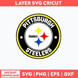 Pittsburgh Steelers Svg, NFL Logo Svg, Pittsburgh Steelers  Logo Svg, Png Dxf Eps File