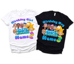 Bubble Guppies Birthday Family custom shirts. Bubble Guppies Birthday T-shirts. Bubble Guppies Birthday T-shirts.