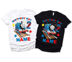 Thomas the Train Birthday Family custom shirts. Thomas the Train Birthday T-shirts. Thomas Birthday T-shirts Read