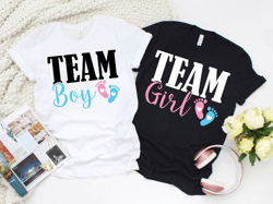 Team Pink or Team Blue Gender Reveal T-shirt, Gender reveal Keeper of the Gender Top. Gender Reveal T-shirts.