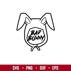 Bad Bunny 20, Bad Bunny Svg, Yo Perreo Sola Svg, Bad bunny logo Svg, El Conejo Malo Svg, png eps, dxf file