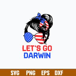 Lets Go Darwin Svg, Flag UAS Svg, Woman Svg, Png Dxf Eps File