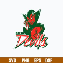 Logo Mvsu Delta Devils Svg, Nacaa Svg, Eps Dxf Png File