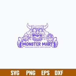 Monster Mart Transylvania Country North Carolina Svg, Png Dxf Eps File