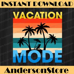 Vacation Mode PNG, Vacation, Beach, Traveling, Summer, File Design For sublimation Or Print, Digital Download