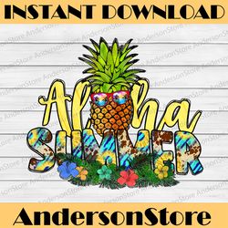 Western Aloha Summer Png, Aloha Watermelon Png Sublimation Design, Summer Png, Aloha Png, Summer Fruits Png, Lemon Png
