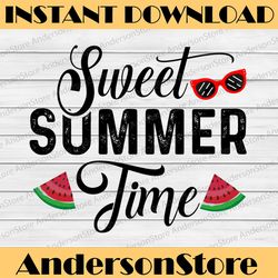 Watermelon SVG, Summer Door Sign SVG, Sweet Summertime SVG, Digital Download, Cricut, Silhouette, Glowforge