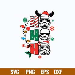 Storm Trooper Ho Ho Ho Svg, Christmas Svg, Png Dxf Eps File