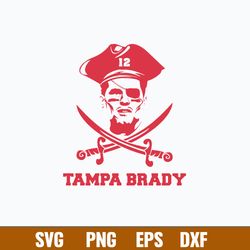 Tampa Brady Svg, Tampa Bay Buccaneers Logo Svg, Nfl  Football Svg, Png Dxf Eps File