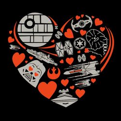 Darth Vader Star Wars Valentines Day Svg, Funny Valentines Svg