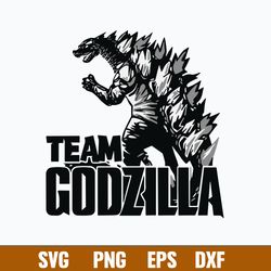 Team Godzilla Svg, Godzilla Vs Kong Svg, Godzilla Svg, Png Dxf Eps File