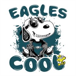Snoopy Cool Team Philadelphia Eagles,NFL Svg, Football Svg, Cricut File, Svg