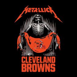 Metallica Cleveland Browns,NFL Svg, Football Svg, Cricut File, Svg