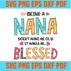 Being a nana doesnt make me old svg,svg,funny quotes svg,quote svg,saying shirt svg,svg cricut, silhouette svg files, cr