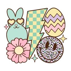 Leopard Easter Bunny SVG Retro Easter SVG Cutting Graphic Design