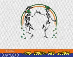 St Patrick's Day Skeleton Dancing Skeletons PNG, Digital Download