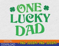 One Lucky Dad Svg, Eps, Png, Dxf, Digital Download