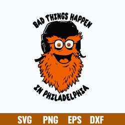 Bad Things Happen In Philadelphia Svg, NHL Philadelphia Flyers Fanimalz Hockey Team Svg, Png Dxf Eps File