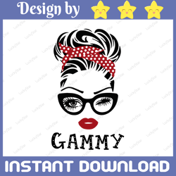 gammy SVG, gammy Birthday Svg, gammy Gift Design, gammy Face Glasses Svg Png, gammy Christmas PNG, Digital Download