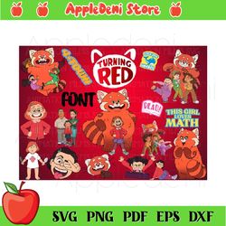 Turning Red PNG Clipart Bundle