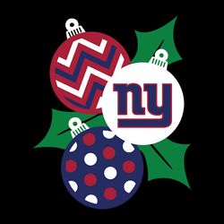 Christmas Ornaments New York Giants,NFL Svg, Football Svg, Cricut File, Svg