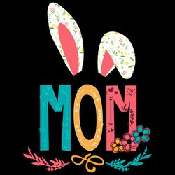 Mom Bunny Easter SVG PNG