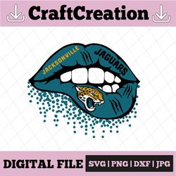 Jacksonville Jaguars Inspired Lips png File, png file printable, sublimation