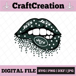 New York Jets Lips png File Sublimation Printing, png file printable, sublimation