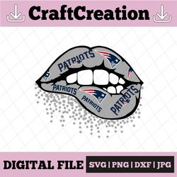 New England Patriots Inspired Lips png File Sublimation Printing, png file printable, sublimation