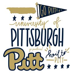 University of Pittsburgh Svg, Trending Svg, University Svg, Pitt Svg, Star Svg, School Svg