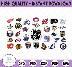NHL Logo svg Bundle – Hockey League Logo–NHL Logo NHL Svg  Clipart Digital Download